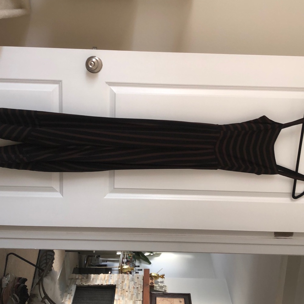 Faithfull the Brand Espresso Stripe Jumpsuit - Picture 3 of 3
